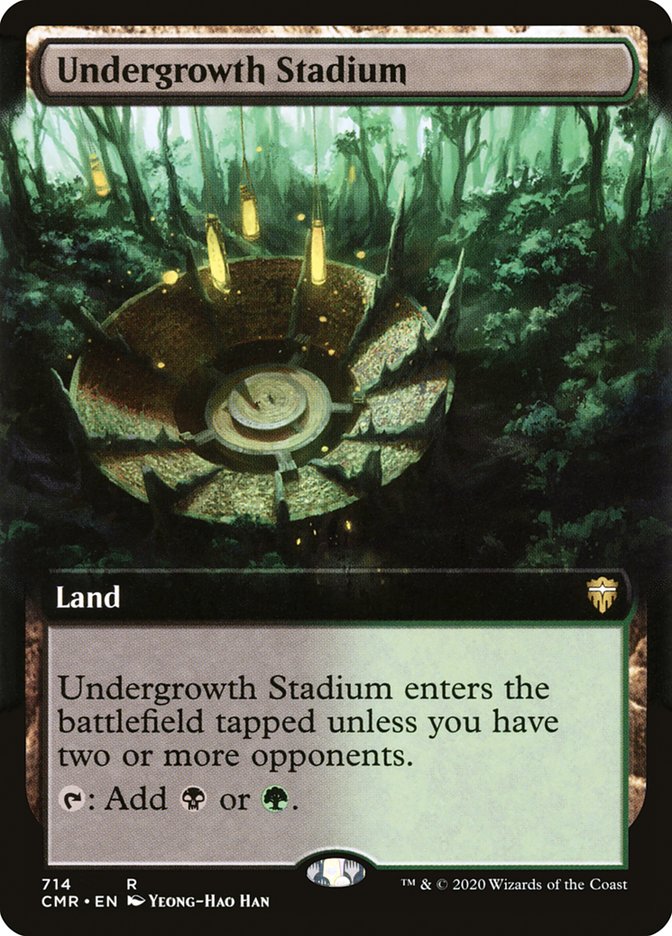 Undergrowth Stadium (Extended Art) JAPANESE [Commander Legends]