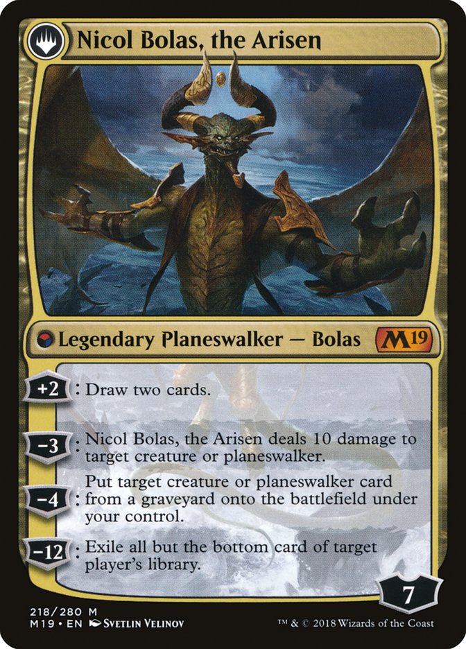 Nicol Bolas, the Ravager // Nicol Bolas, the Arisen GERMAN [Core Set 2019]