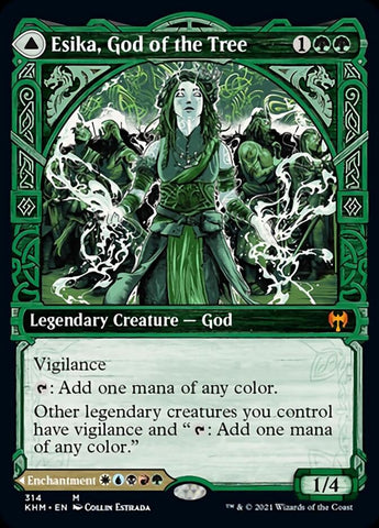 Esika, God of the Tree // The Prismatic Bridge (Showcase) ESPAÑOL  [Kaldheim]