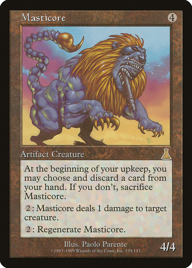 Masticore JAPANESE [Urza's Destiny]