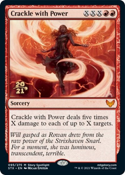 Crackle with Power ESPAÑOL [Strixhaven: School of Mages Prerelease Promos]