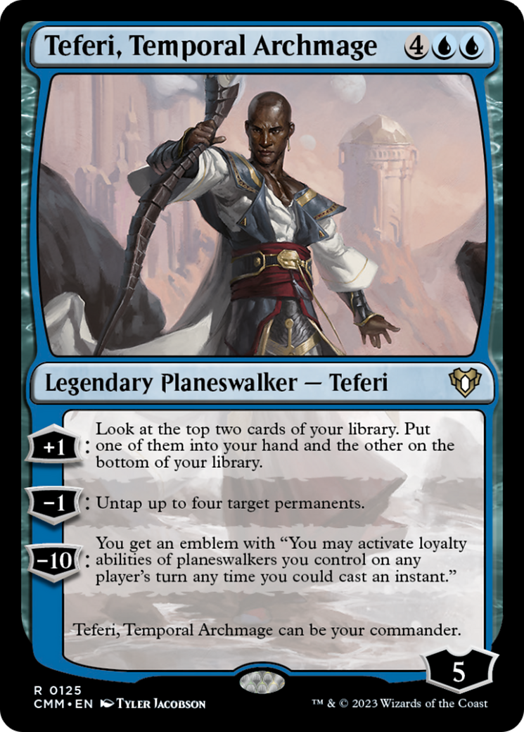 Teferi, Temporal Archmage JAPANESE [Commander Masters]