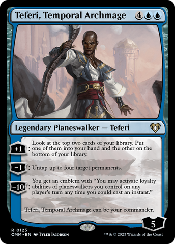 Teferi, Temporal Archmage JAPANESE [Commander Masters]