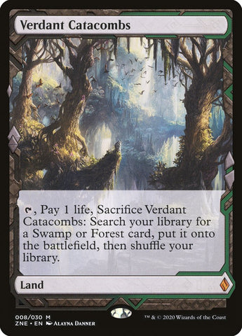 Verdant Catacombs (Expeditions) JAPANESE [Zendikar Rising Expeditions]
