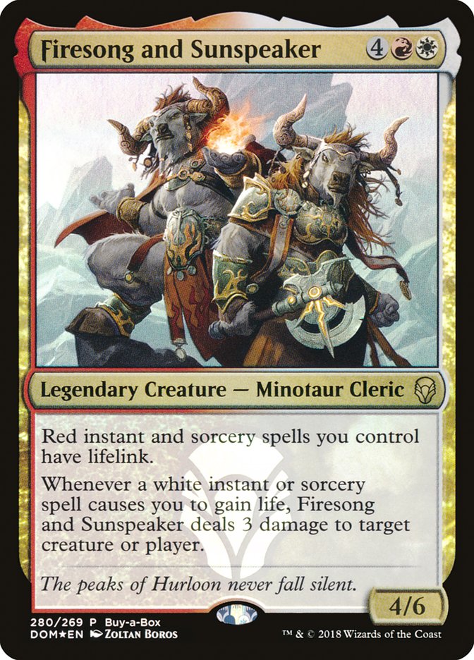 Firesong and Sunspeaker (Buy-A-Box) ESPAÑOL [Dominaria]