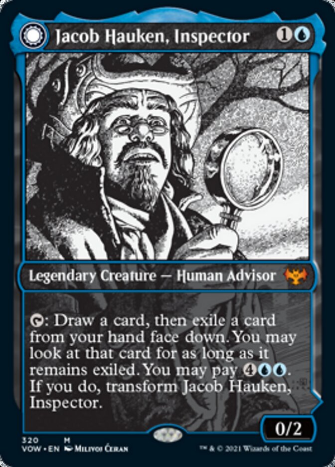 Jacob Hauken, Inspector // Hauken's Insight (Showcase Eternal Night) ESPAÑOL [Innistrad: Crimson Vow]
