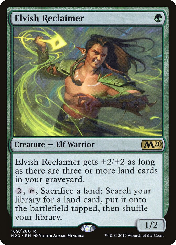 Elvish Reclaimer RUSIAN [Core Set 2020]