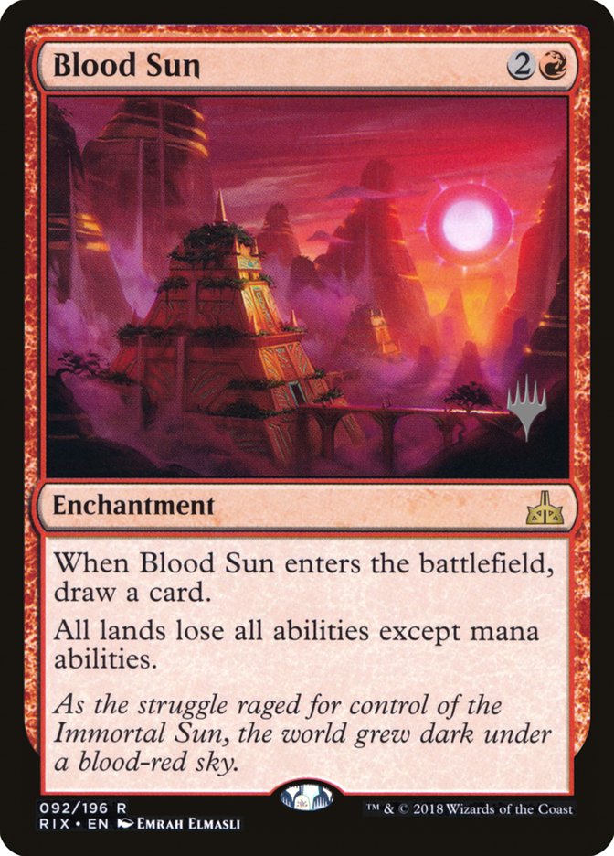 Blood Sun (Promo Pack) ESPAÑOL [Rivals of Ixalan Promos]
