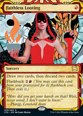 Faithless Looting JAPANESE [Strixhaven: School of Mages Mystical Archive]