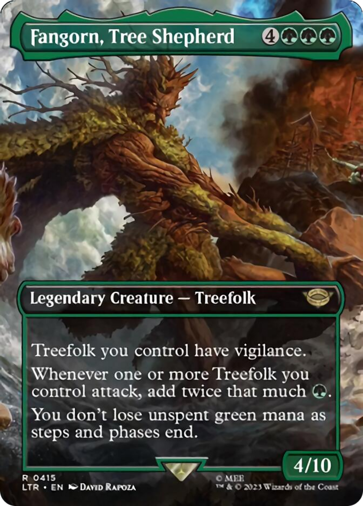 Fangorn, Tree Shepherd (Borderless Alternate Art) ESPAÑOL [The Lord of the Rings: Tales of Middle-Earth]
