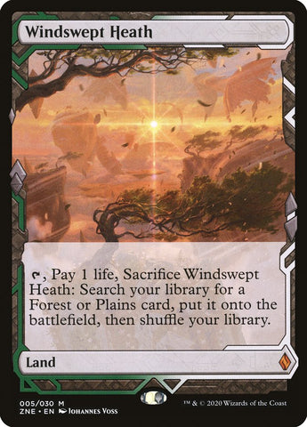 Windswept Heath (Expeditions) JAPANESE [Zendikar Rising Expeditions]