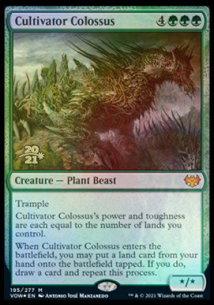 Cultivator Colossus ESPAÑOL [Innistrad: Crimson Vow Prerelease Promos]