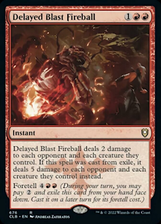 Delayed Blast Fireball ESPAÑOL  [Commander Legends: Battle for Baldur's Gate]