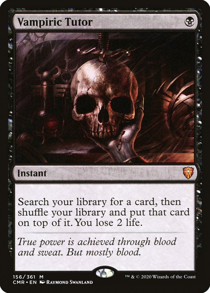 Vampiric Tutor JAPANESE [Commander Legends]