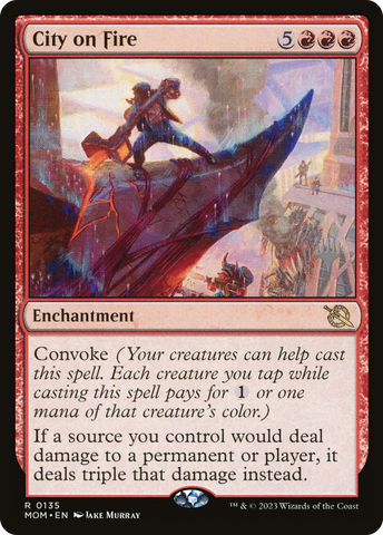 City on Fire (Promo Pack) ESPAÑOL  [March of the Machine Promos]