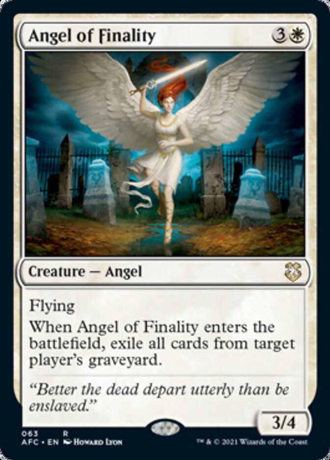 Angel of Finality ESPAÑOL [Dungeons & Dragons: Adventures in the Forgotten Realms Commander]