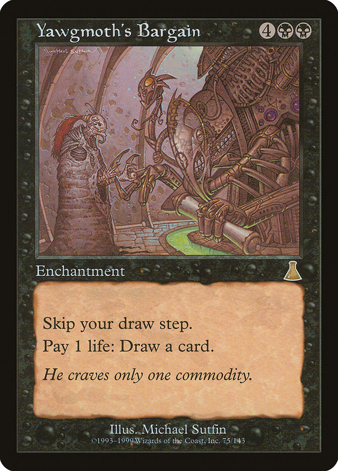 Yawgmoth's Bargain ESPAÑOL [Urza's Destiny]