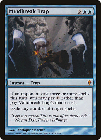 Mindbreak Trap SIGNED [Zendikar]