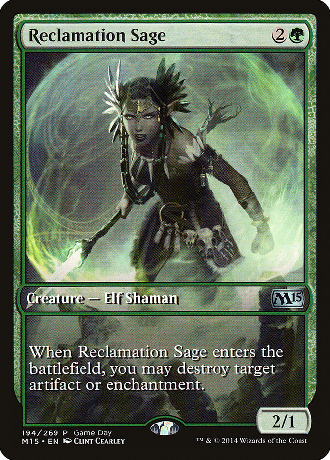 Reclamation Sage (Game Day) ESPAÑOL [Magic 2015 Promos]