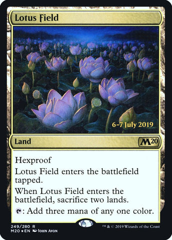 Lotus Field ESPAÑOL [Core Set 2020 Prerelease Promos]