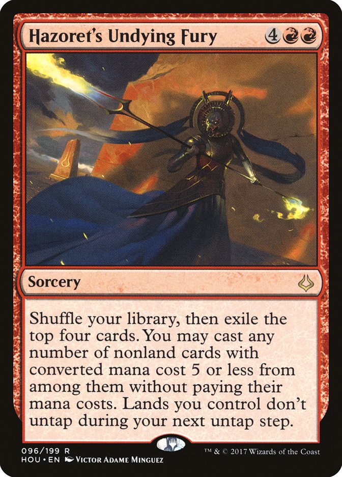 Hazoret's Undying Fury ESPAÑOL [Hour of Devastation]