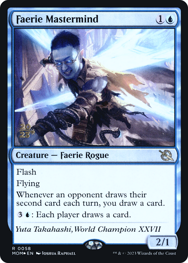 Faerie Mastermind ESPAÑOL [March of the Machine Prerelease Promos]