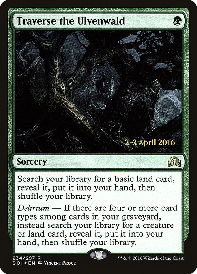 Traverse the Ulvenwald ESPAÑOL SEALED [Shadows over Innistrad Prerelease Promos]