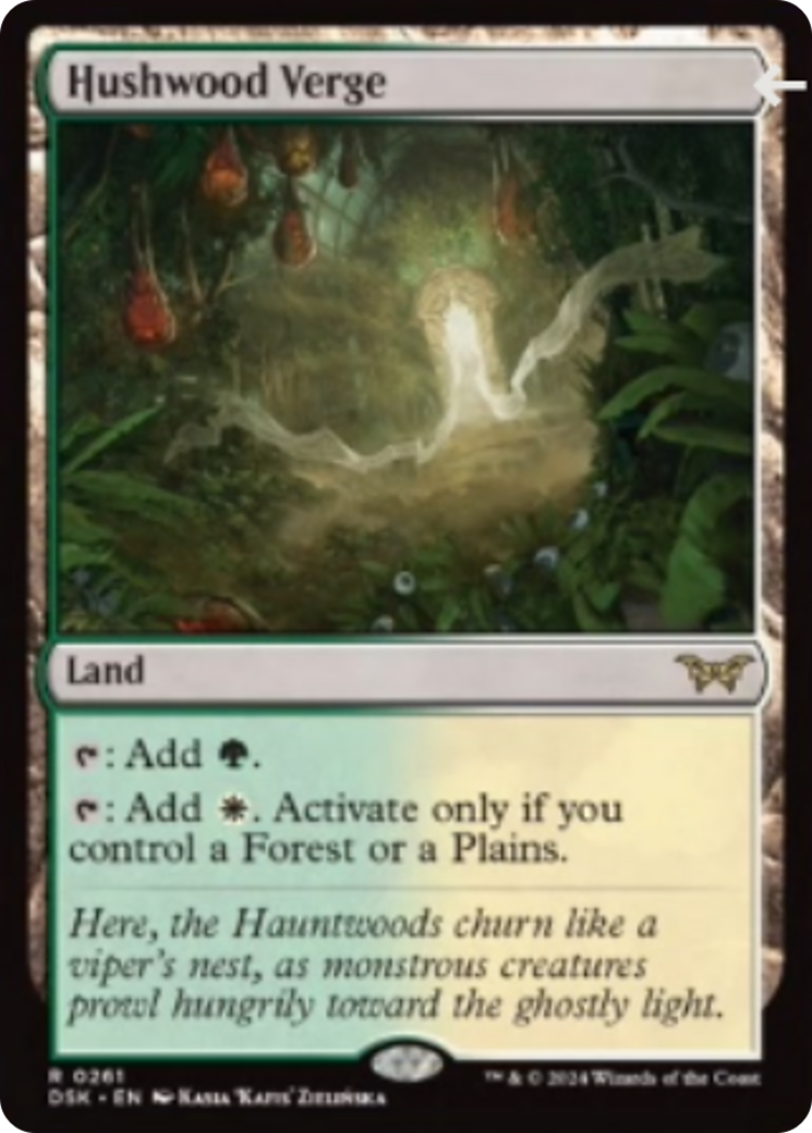 Hushwood Verge ESPAÑOL [Duskmourn: House of Horror]