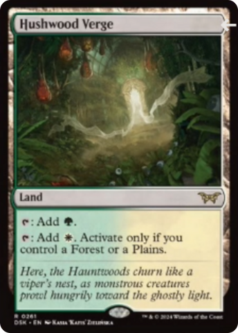 Hushwood Verge ESPAÑOL [Duskmourn: House of Horror]