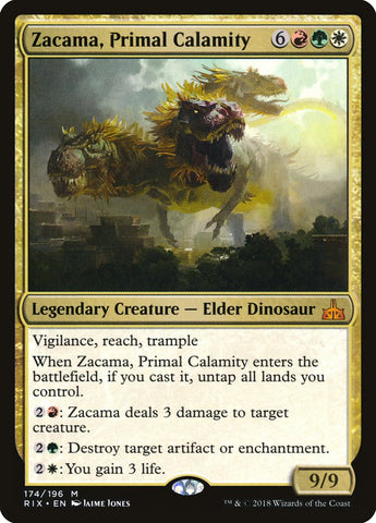 Zacama, Primal Calamity ESPAÑOL [Rivals of Ixalan]