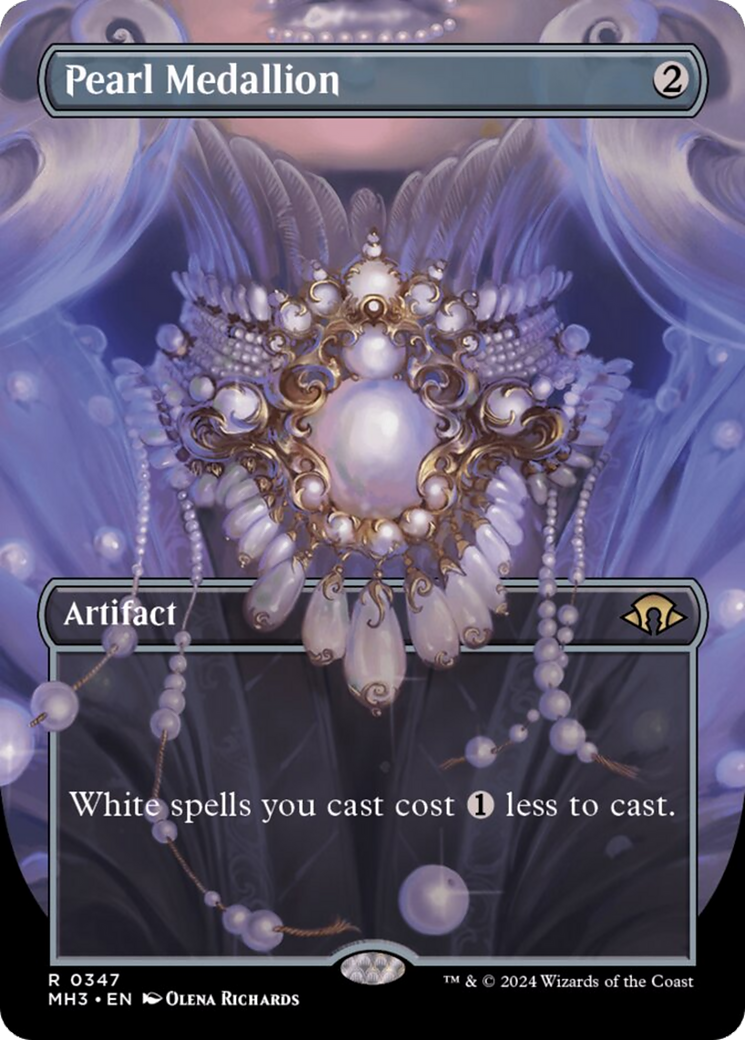 Pearl Medallion (Borderless) ESPAÑOL [Modern Horizons 3]