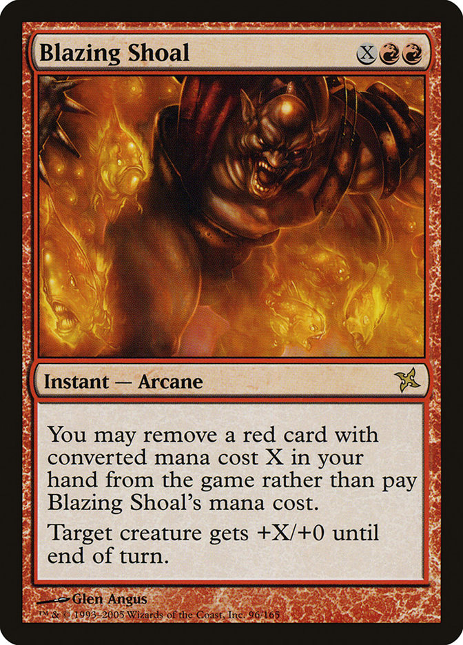 Blazing Shoal ESPAÑOL  [Betrayers of Kamigawa]