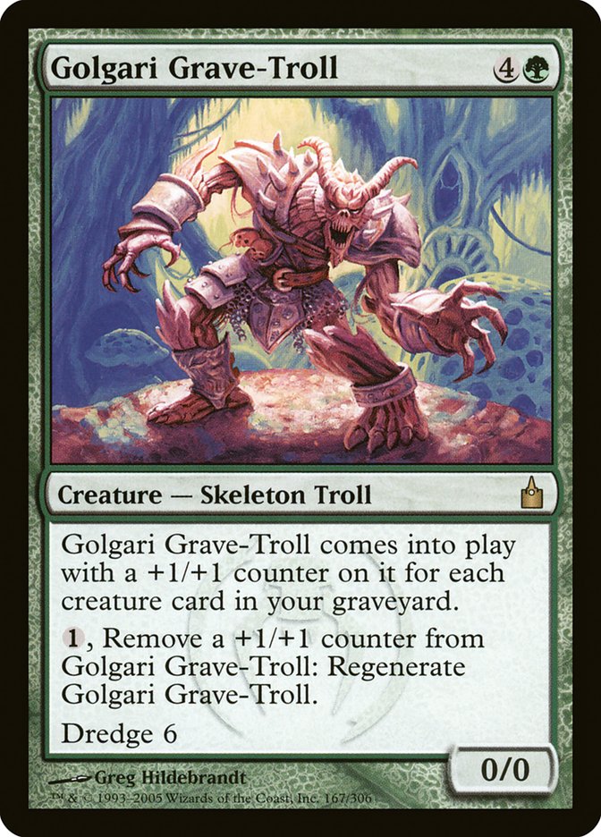 Golgari Grave-Troll ESPAÑOL [Ravnica: City of Guilds]