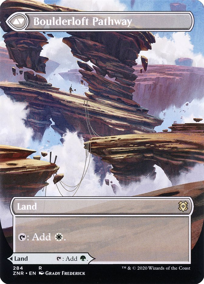 Branchloft Pathway // Boulderloft Pathway (Borderless Alternate Art) ESPAÑOL [Zendikar Rising]