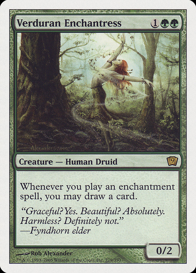 Verduran Enchantress RUSIAN [Ninth Edition]