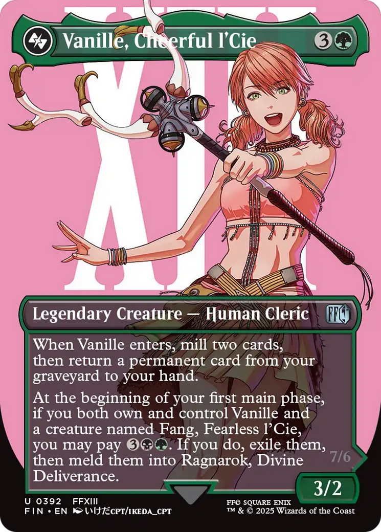 Vanille, Cheerful l'Cie // Ragnarok, Divine Deliverance (Borderless) [ Vanille, Cheerful l'Cie // Ragnarok, Divine Deliverance (Borderless) [
