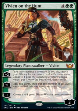 Vivien on the Hunt (Promo Pack) ESPAÑOL [Streets of New Capenna Promos]