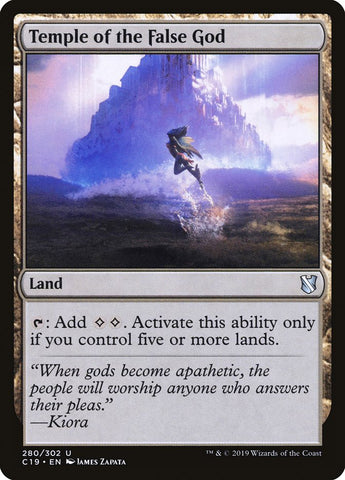 Temple of the False God ESPAÑOL [Commander 2019]
