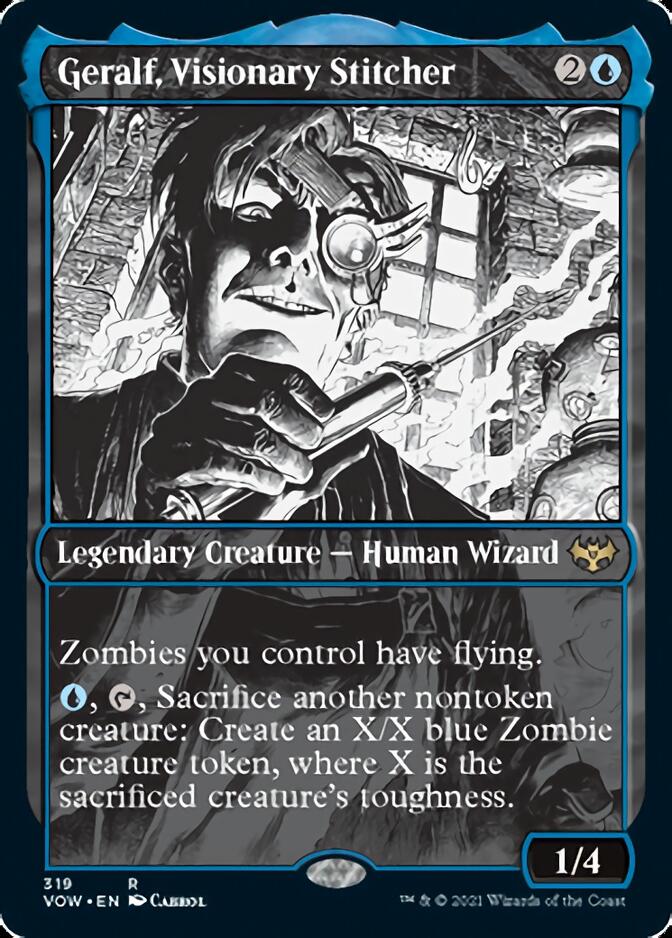 Geralf, Visionary Stitcher (Showcase Eternal Night) ESPAÑOL [Innistrad: Crimson Vow]