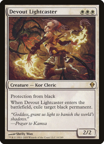 Devout Lightcaster STAMPED [Zendikar]