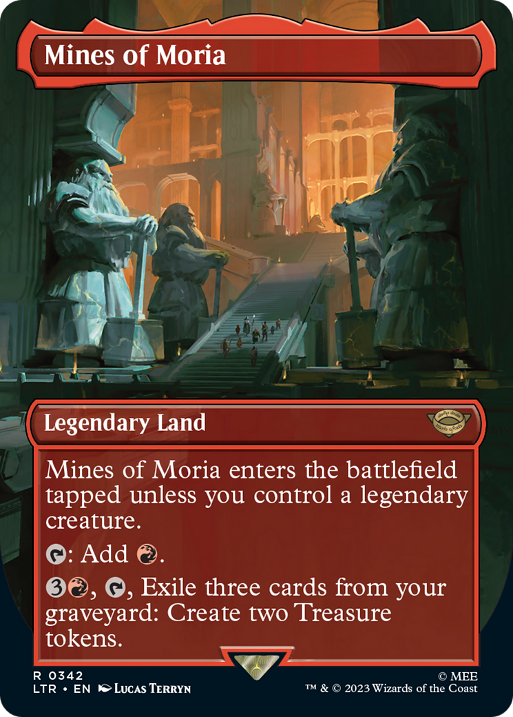 Mines of Moria (Borderless Alternate Art) (342) ESPAÑOL [The Lord of the Rings: Tales of Middle-Earth]