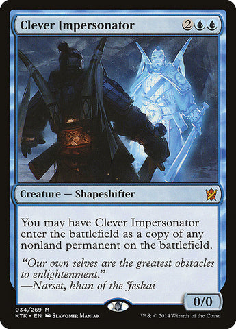 Clever Impersonator ESPAÑOL  [Khans of Tarkir]