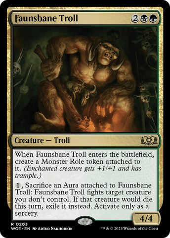 Faunsbane Troll ESPAÑOL [Wilds of Eldraine]