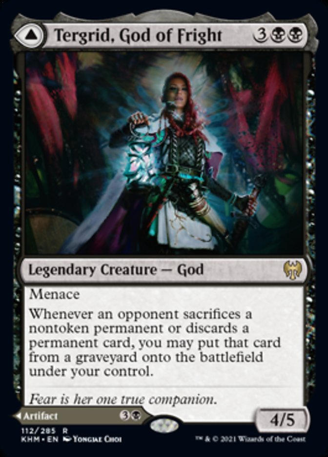 Tergrid, God of Fright // Tergrid's Lantern JAPANESE [Kaldheim]
