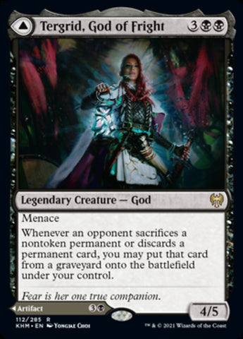 Tergrid, God of Fright // Tergrid's Lantern JAPANESE [Kaldheim]