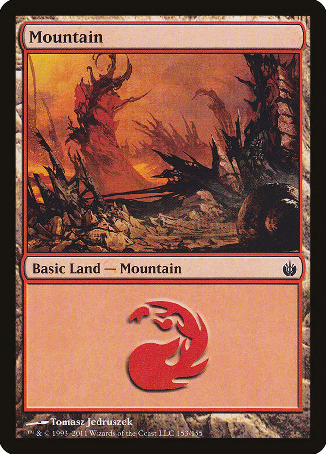 Mountain (153) ESPAÑOL [Mirrodin Besieged]