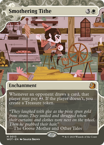 Smothering Tithe JAPANESE [Wilds of Eldraine: Enchanting Tales]