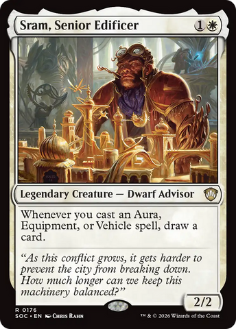 Sram, Senior Edificer [Secrets of Strixhaven Commander]