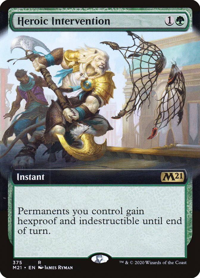 Heroic Intervention (Extended Art) JAPANESE [Core Set 2021]