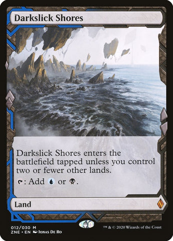 Darkslick Shores (Expeditions) JAPANESE [Zendikar Rising Expeditions]
